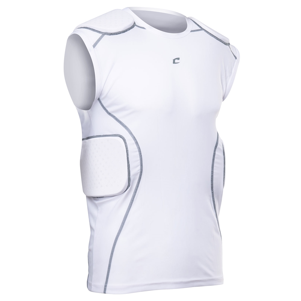 Champro Men's Formation 5-Pad Integrated Girdle 4XL White | Gray