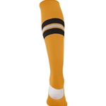 Champro AS3 Striped Baseball Knee High Socks - Graphite White Black