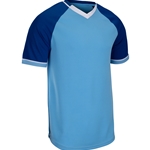 light blue/royal/white