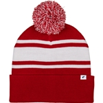 scarlet/white