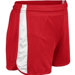 scarlet/white