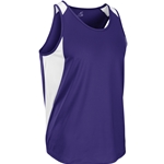 purple/white