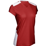 scarlet/white