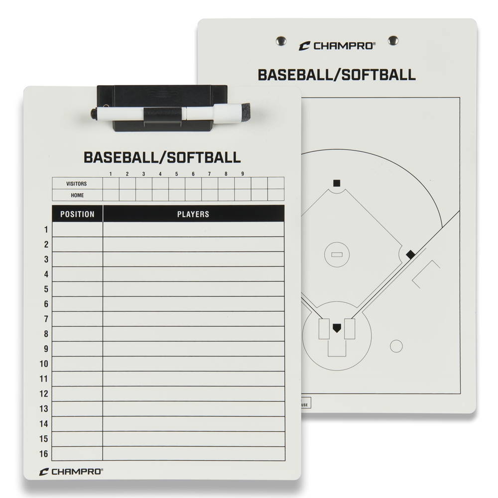Baseball / Softball Coach’s Board 9″ x 12″