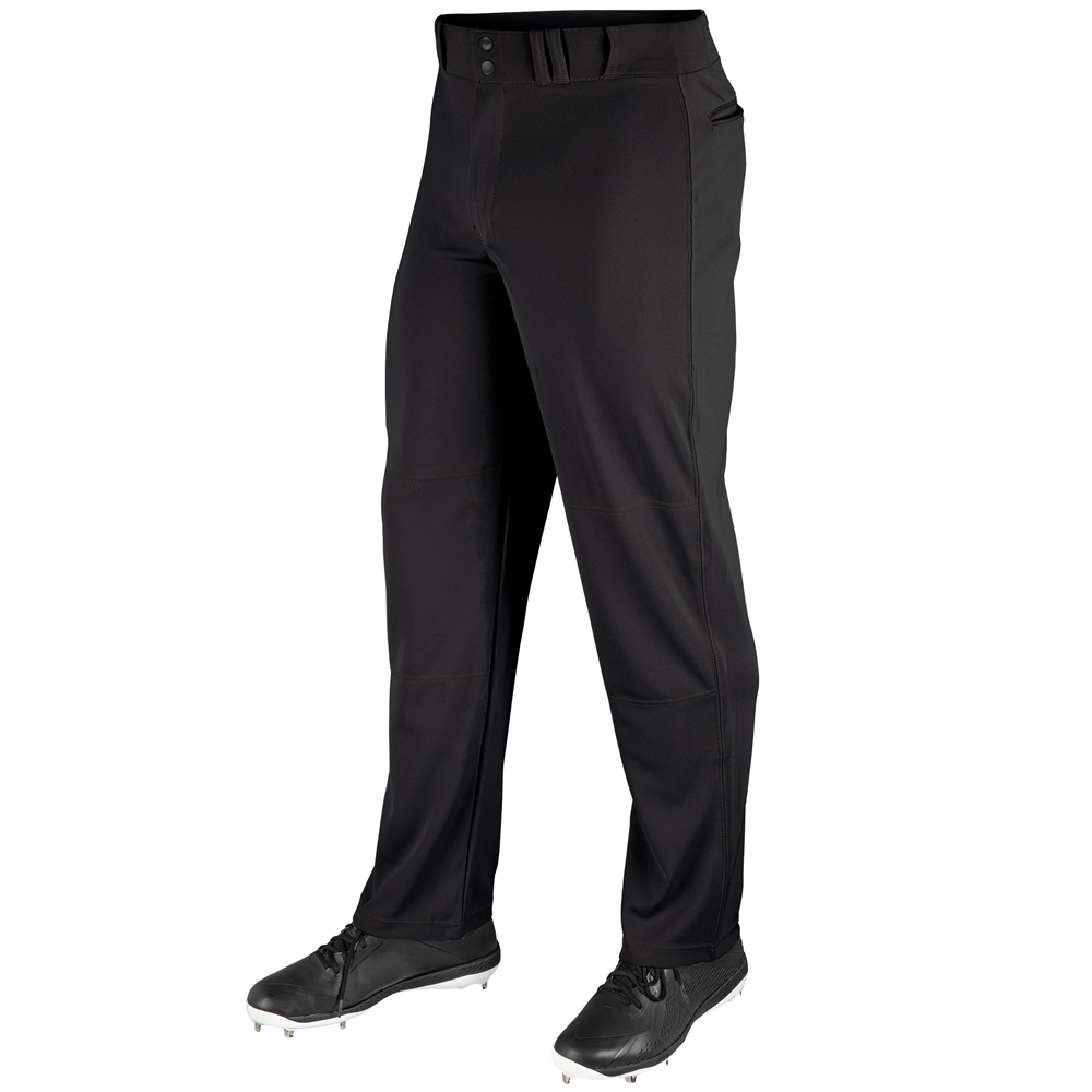 Open Bottom Relaxed Fit Baseball Pant