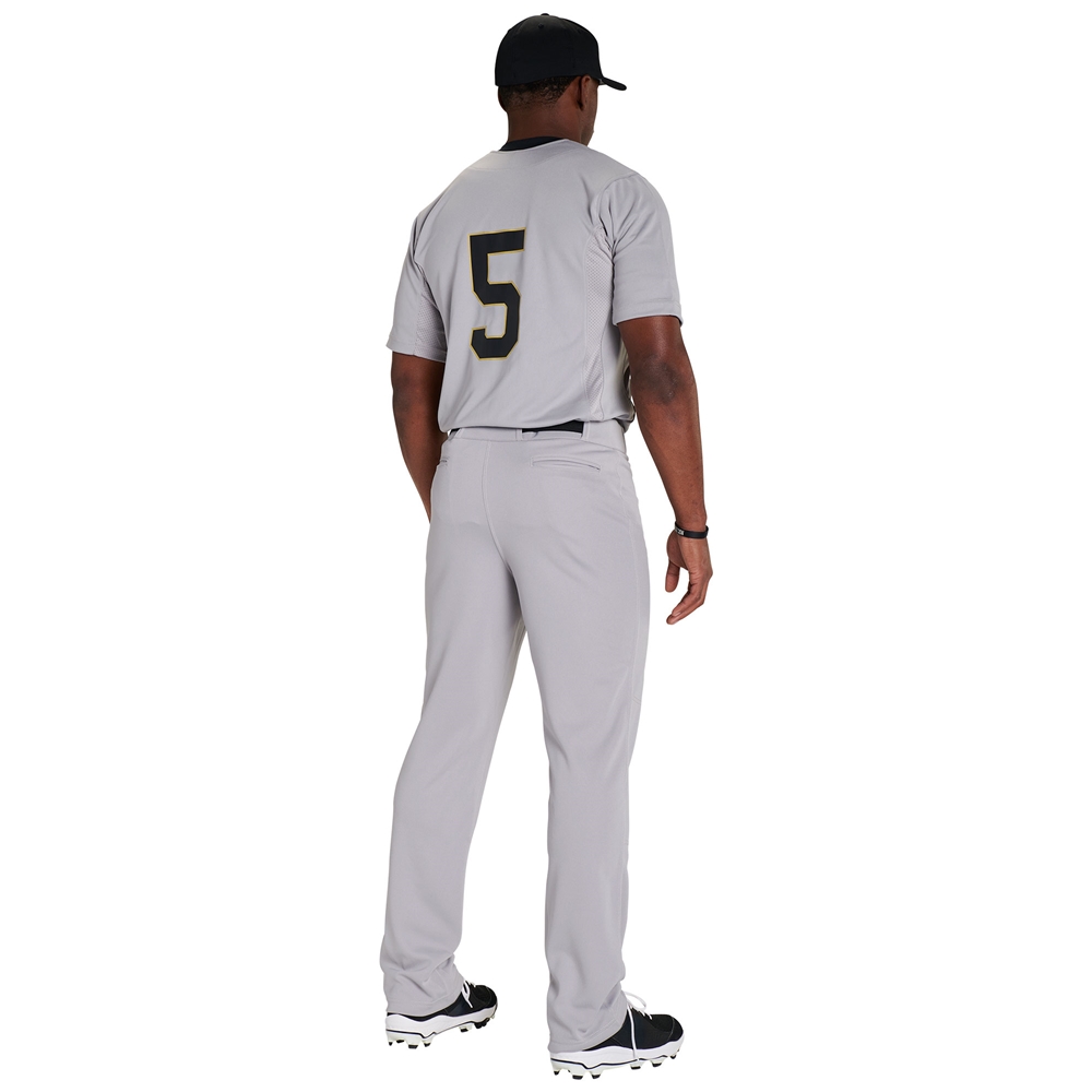 Pantalon de sport Champro homme grand gris bas ouvert baseball softball