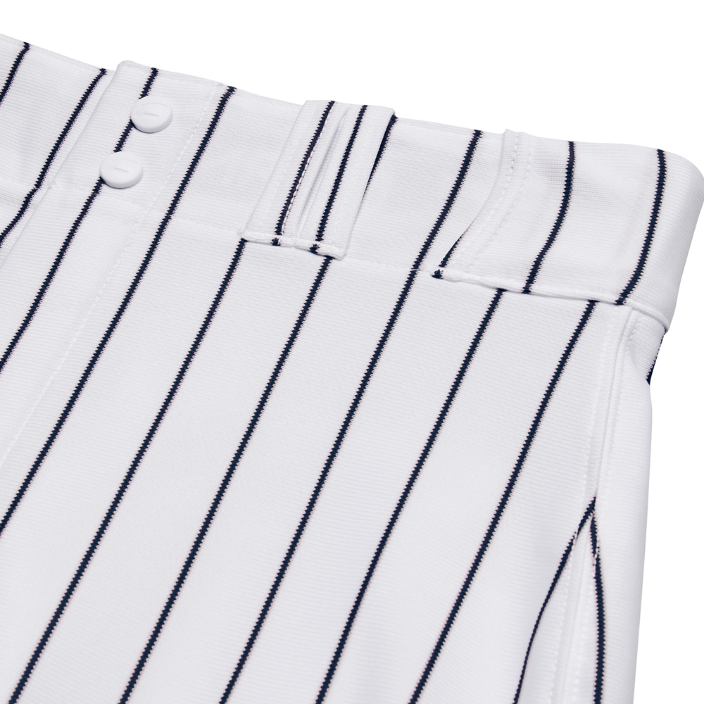 Champro Youth Triple Crown Pinstripe Baseball Pants, Grey, Navy Pin / XL