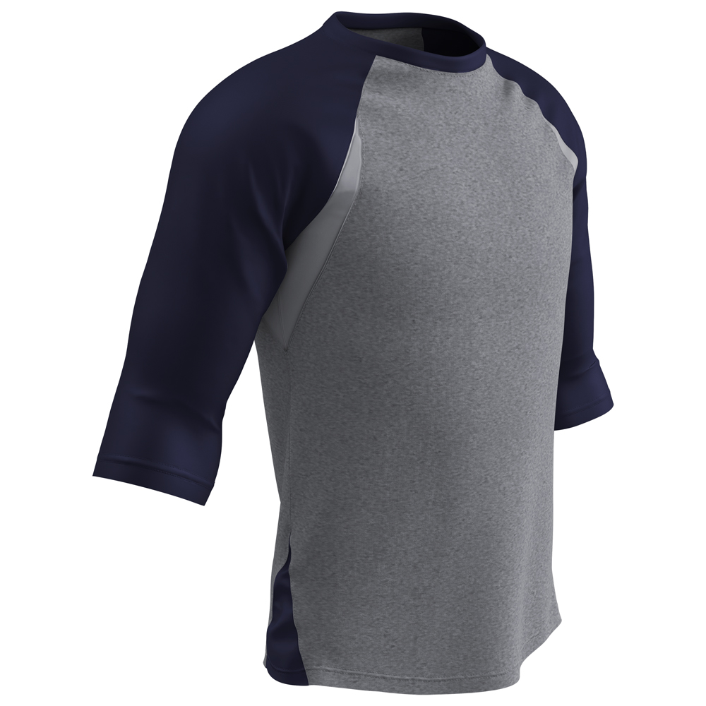 Chandail De Baseball Manche 3/4 Pour Adultes - T-Shirt Time