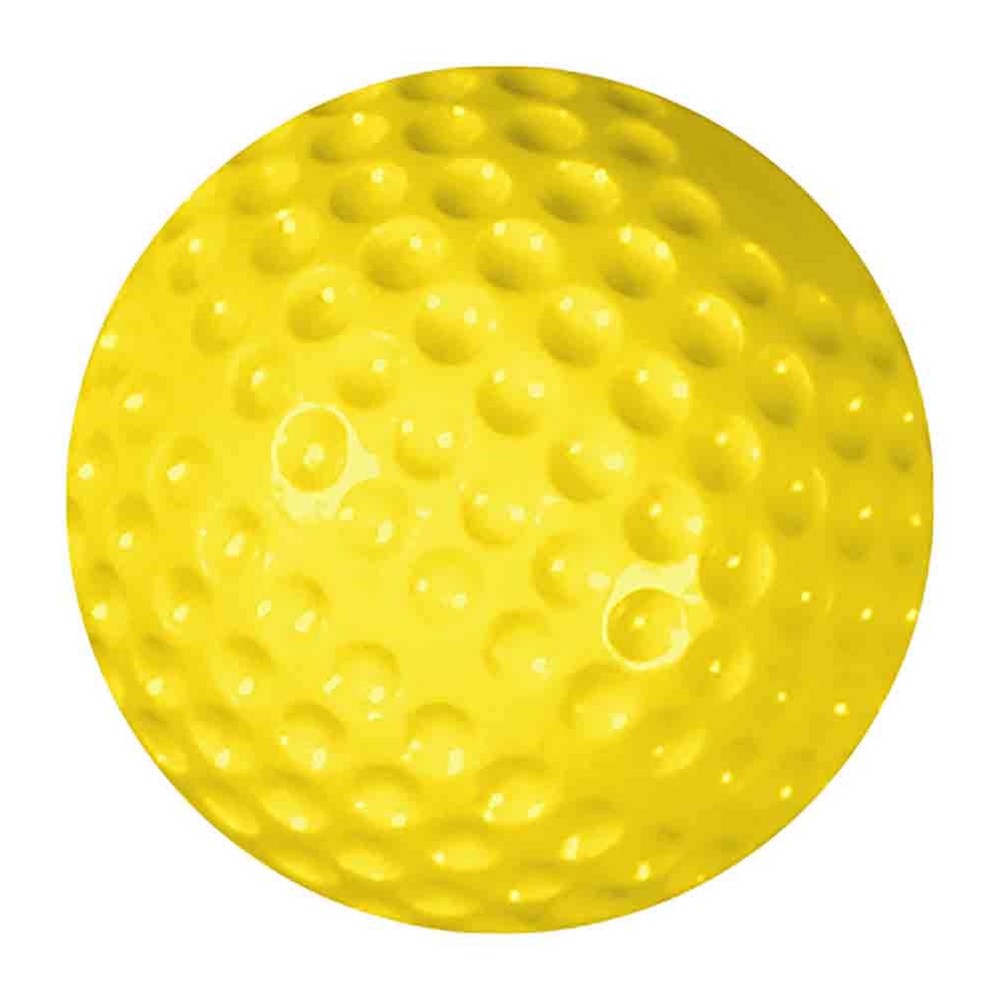 yellow-dimple-molded-baseball-harder-cover