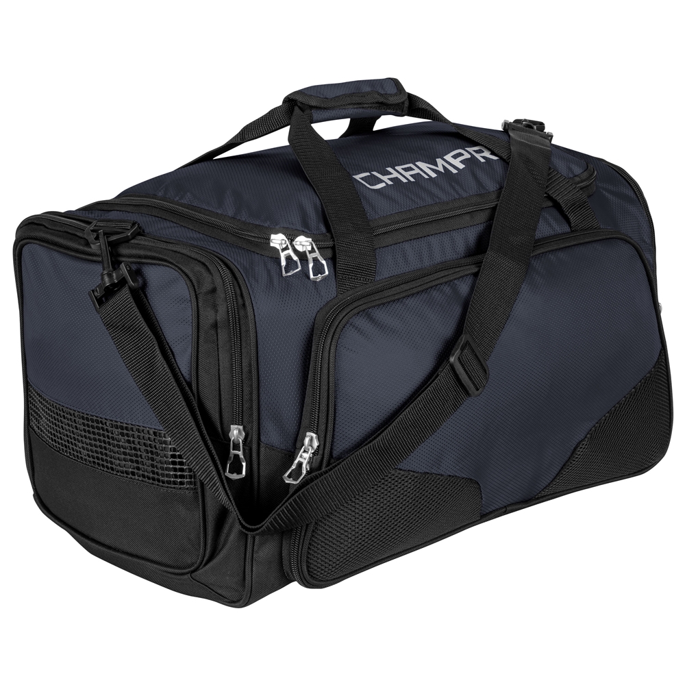 Baseball duffle bag with 2025 bat holder