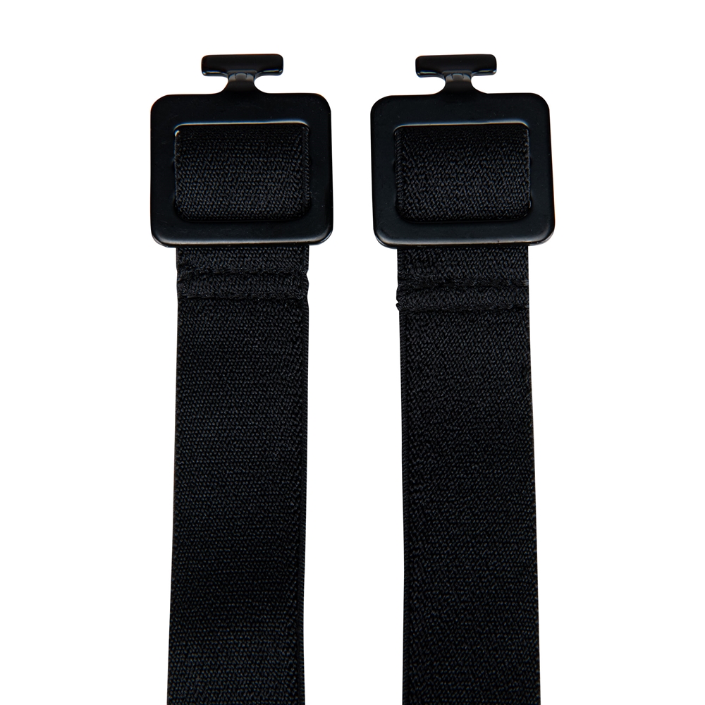 Shoulder Pad Strap with T-Hook; 1"; Black