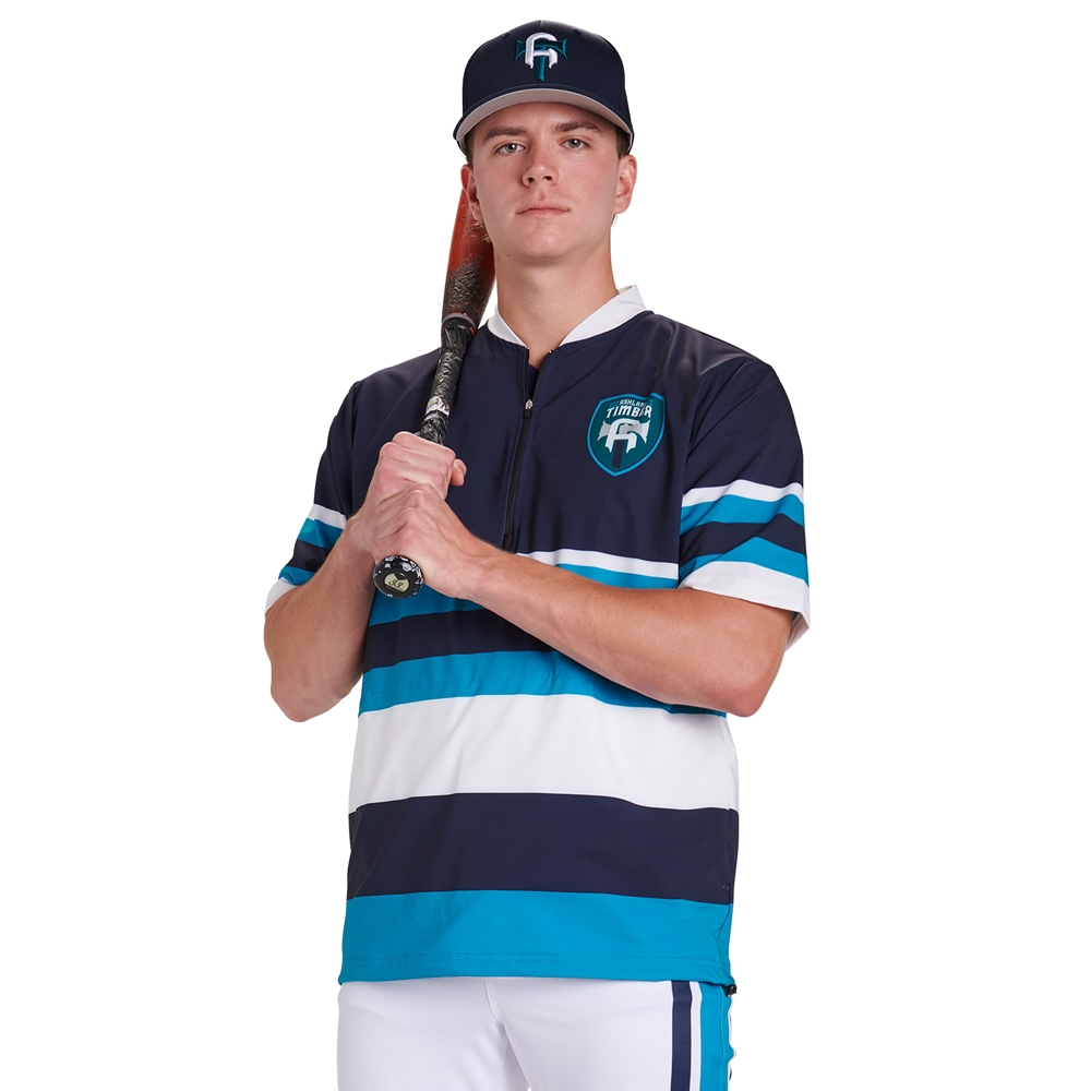 Juice Traditional Short Sleeve Cage Jacket with Pockets