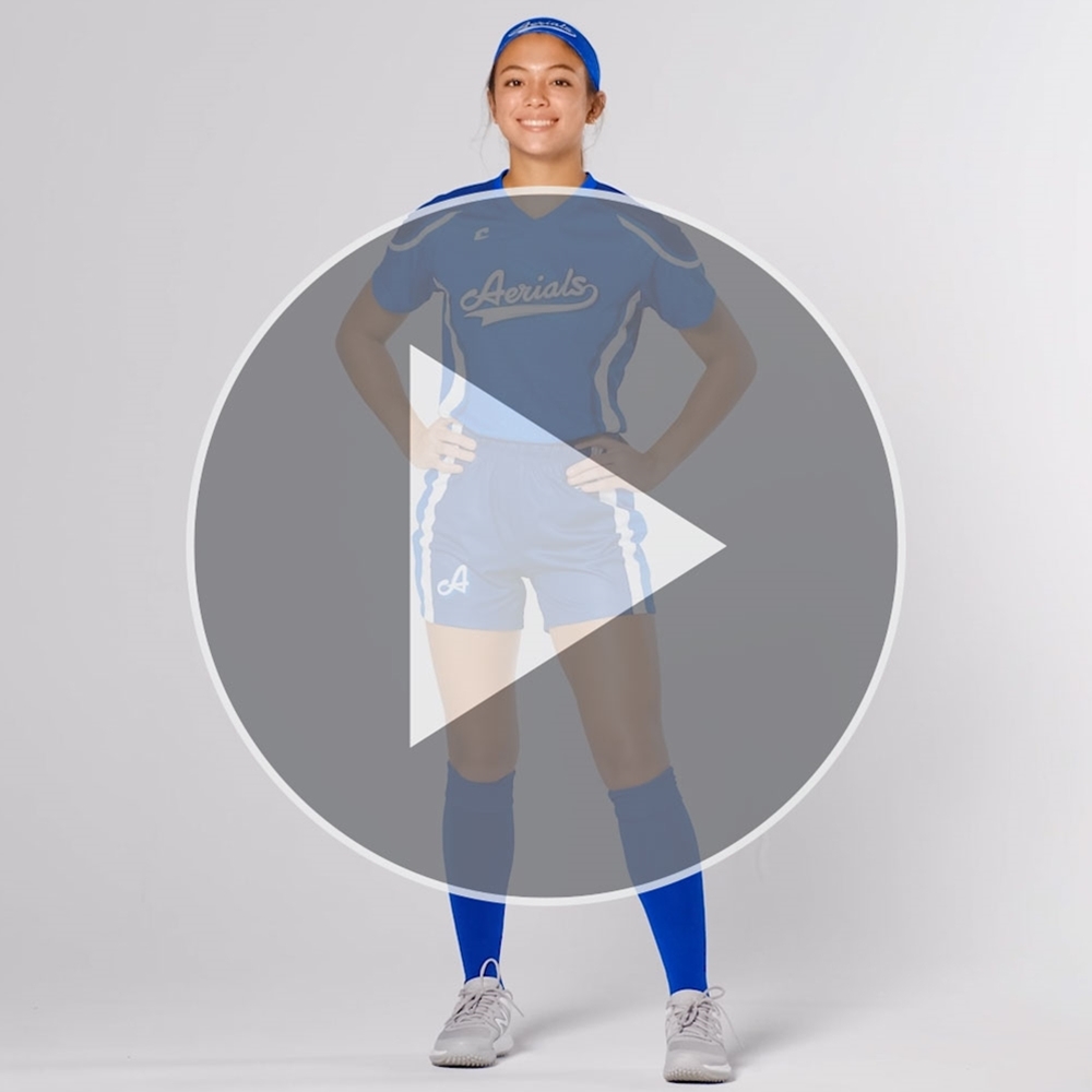 JUICE V-Neck Short Sleeve Loose Jersey