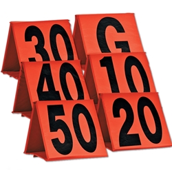 Non-Weighted Football Yard Markers