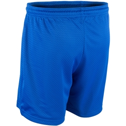 Junior Polyester Mesh Shorts, Soft Pink - Large