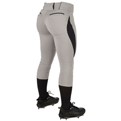 Pantalon Champro Surge Pour Fille - Noir/Blanc - Taille Grande Fille - Softball/Baseball