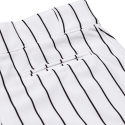 Pantalon Baseball Majestic Pinstripe Blanc à Rayures Noires, Neuf Avec Défauts Mineurs