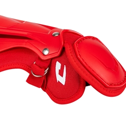 CHAMPRO Optimus MVP Catcher's Leg Guards - 16.5" Adult Length, Double Knee, Royal Blue (CG100RY)