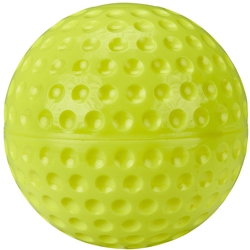12" Dimple Molded Softball - Optic Yellow