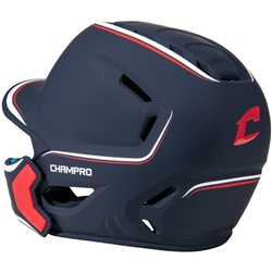 HXE Matte Batting Helmet w/Jaw Guard