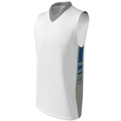 Champro Victorious Basketball Jersey; L; Royal,White; Youth