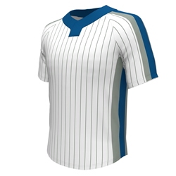 Juice Two-Button Pro-Neck Jersey w/Mesh Short Sleeves
