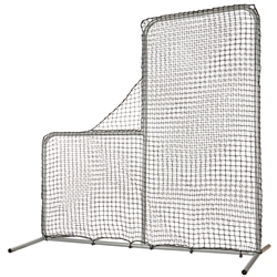 Pitcher's Safety  L-Screen 7'x7' with 40" Drop