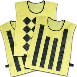Sideline Official Pinnies (set of 3, 1 Diamond/2 Striped)